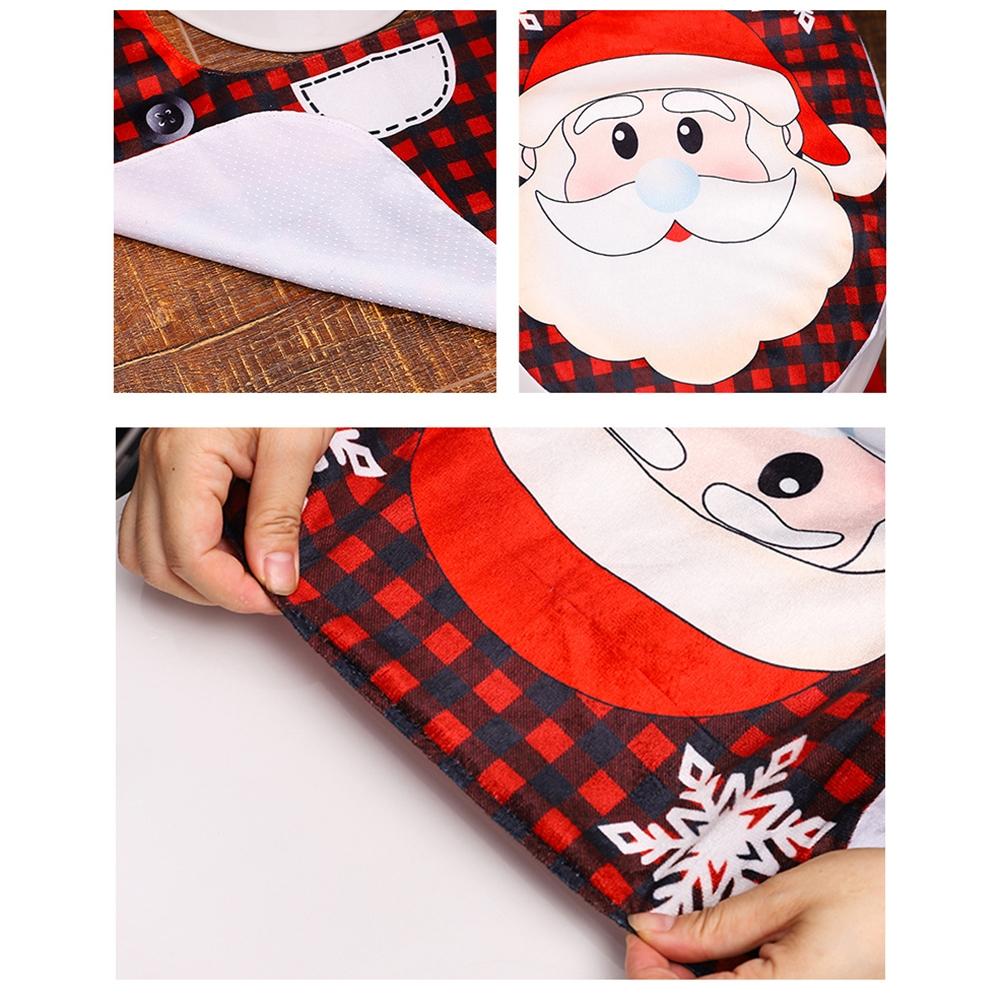 Easy Wash And Reusable Xmas Toilet Cover Rug 40x33cm