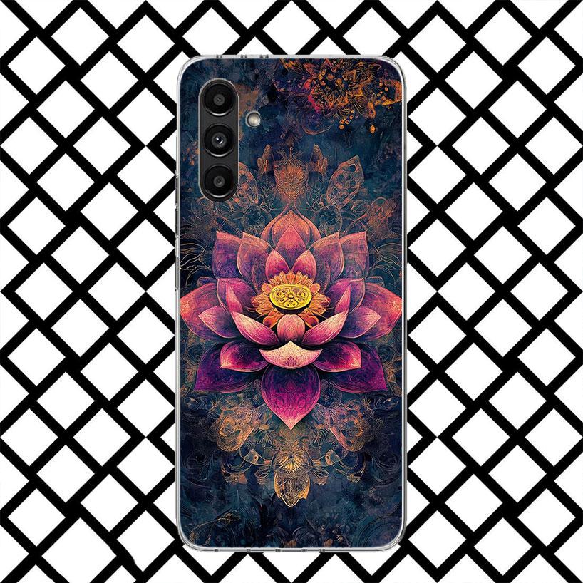 Mandala Chakra Insist Yoga Phone Case for Samsung Galaxy A17 A37 A57 A16 A26 A36 A56 A15 A25 A35 A55 A14 A24 A34 A54 A13 A23 A33