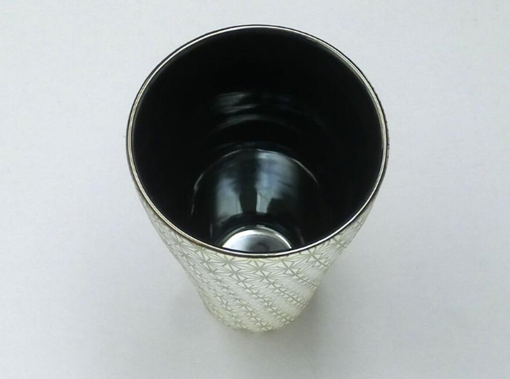 Pair of Cups and Japanese Wooden Microwave Made in Japan J-kitchens Tumblers, Gold, Style, Box, 350ml, Safe,