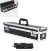 Aluminum Chef Knives Case Metal Toolbox Password Suitcase Tool Box Organizer with Handle, Shoulder Strap Catering Carrying Case