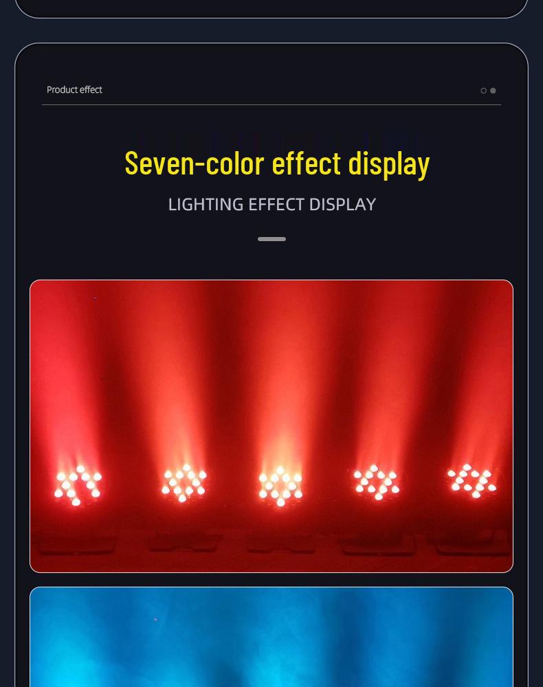 54 LED Full-Color PAR Stage Lights for Dance Studios & Atmosphere Spotlights