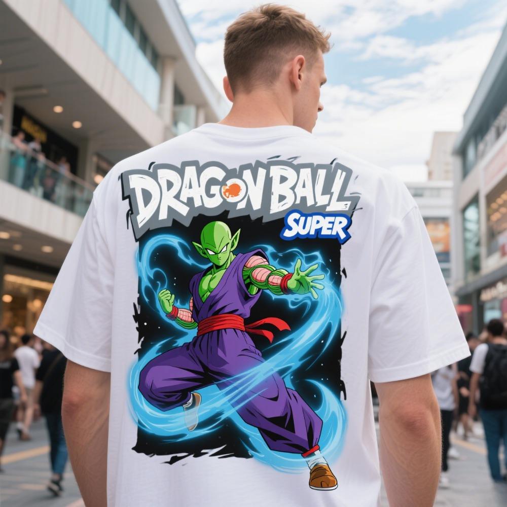 Dragon Ball 2026 New Hot King Piccolo Unisex Pure Cotton Tshirt Summer Anime Printed Casual Parentchild Short Sleeved Shirt