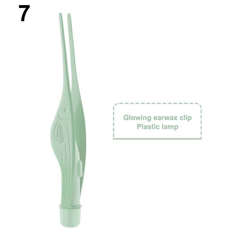Baby Ohrreiniger Pinzette Weiche Ohrstäbchen LED Taschenlampe Ohrenschmalz Curette Picker Ohrreinigungswerkzeug Ohrenschmalz Ausgraben Entfernen Ohrstöpsel Set