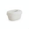 Tissue Box Cover with Oval Opening Handwoven Top Rope for Washroom,