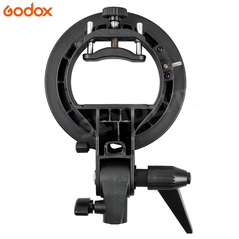 Godox S2 S Bowens Mount Flash S-type Holder Bracket for Godox V1 V860II AD200 AD400PRO TT685 Speedlite Flash Snoot Softbox