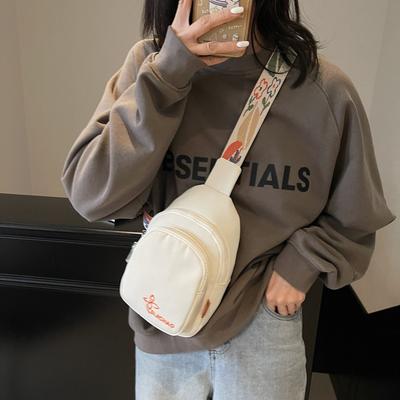 2025 neue einfache und modische vielseitige Schulter-Umhängetasche Damen Freizeit Sport Trendig und leicht Brusttasche Diagonale Hängetasche