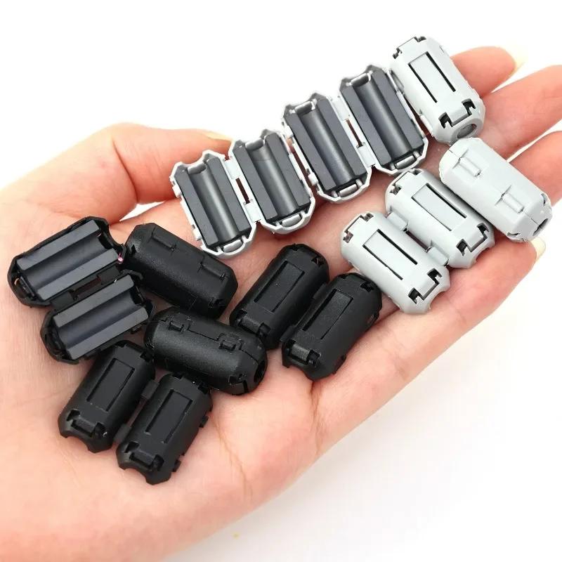 1-30Pcs Noise Filter Magnetic Clip Noise Suppressor Filter Ring Cable Clamp for Suppressor Powerline Power Cord Magnetic Ring