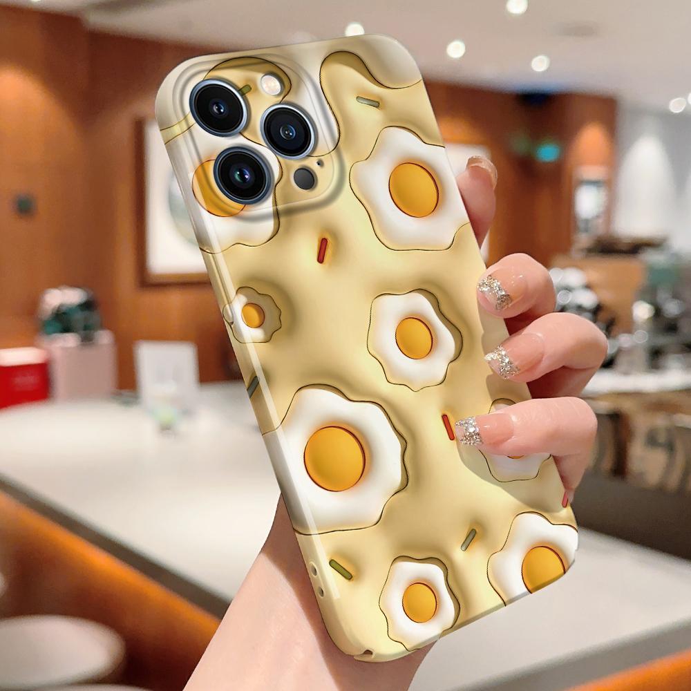 For iPhone 16 Samsung S23 A23 A52 A33 A73 A53 Huawei Xiaomi Redmi OPPO Vivo Stereoscopic Style Flowers Design Full Camera Protection Hard Phone Case