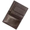 Wings Men' Brown Cowhide Leather Wallet