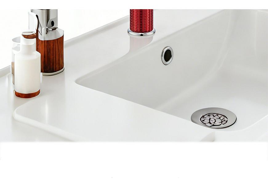 Luxury Crystal-Textured 304 Stainless Steel Faucet with Removable Aerator