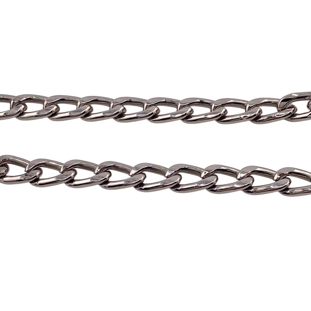 LOUIS VUITTON M00045 Chain metal LV Horn Bracelet bracelet Silver metal Women Used