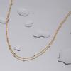 European and American INS rust-free waterproof stainless steel fine bead chain necklace type minimalist fashion stacked collar necklace