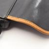 Used CELINE Macadam Shoulder Bag leather Black Brown Used Women