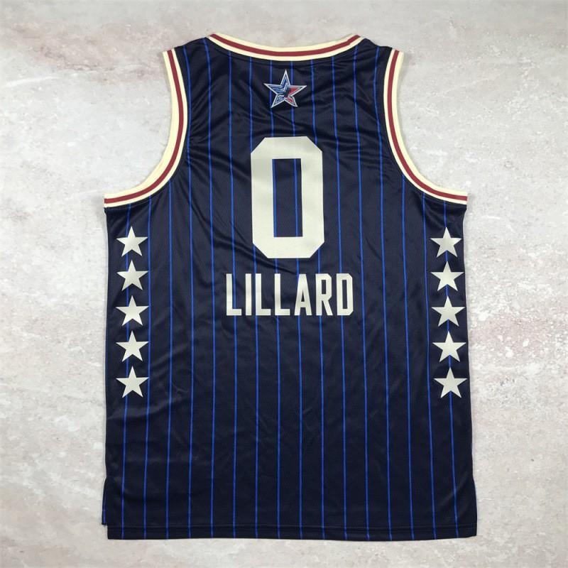 NBA All-Star Blue Hot Press Basketball Jersey Men Women Breathable Sport Wear Practice Game