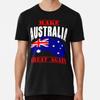 Gör Australien Stort Igen Cool Australisk Karta Flagga T-shirt Tillverkad i Australien Unisex T-shirt