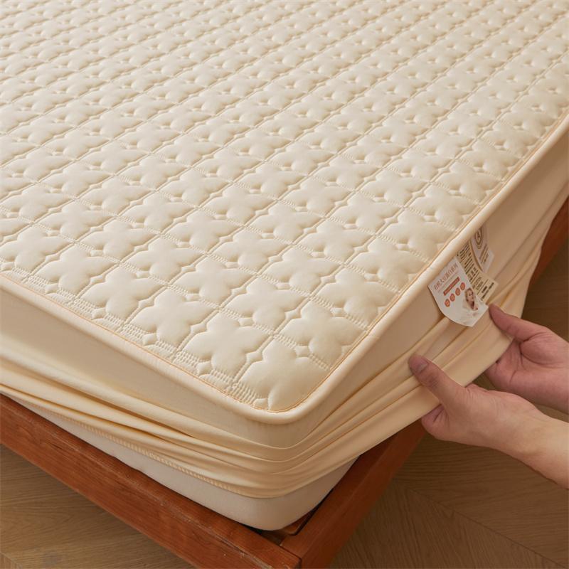 

Новый стеганый водонепроницаемый наматрасник - Стандарт здоровья класса А, верхний слой из хлопка, антибактериальный - Чехол для матраса для спальни 90x200cm(35x79 in)