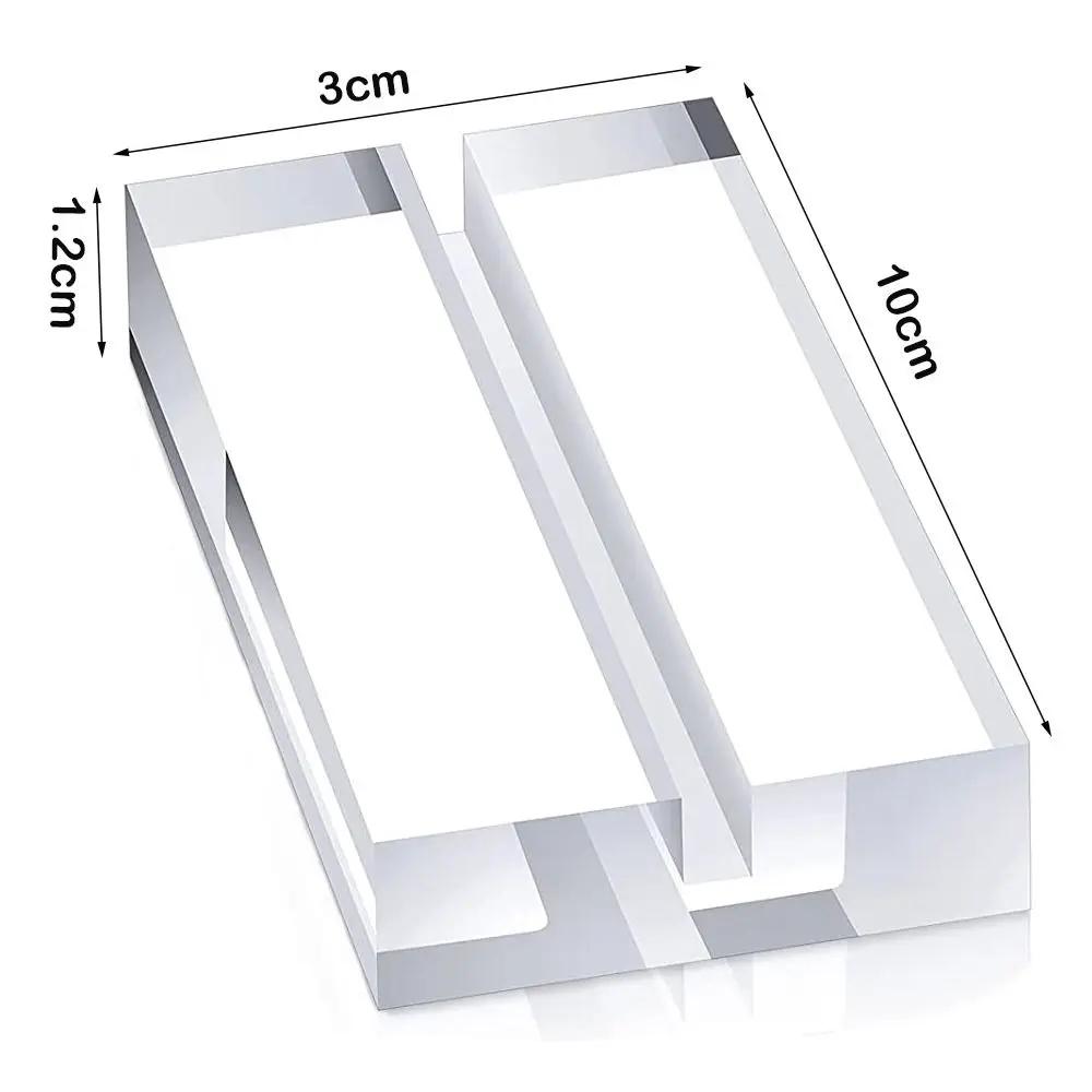Photos Clips Desktop Decoration Picture Cards Display Stand Numbers Holder Place Card Acrylic Sign Holder Clamps Stand
