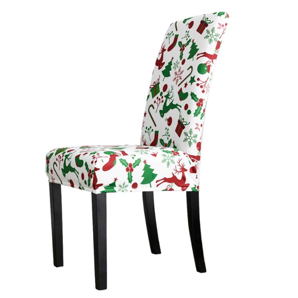 Cartoon Christmas Chair Cover Seat Protector Wear for Chairs Dinner Chair Seat Cover  Party Decor