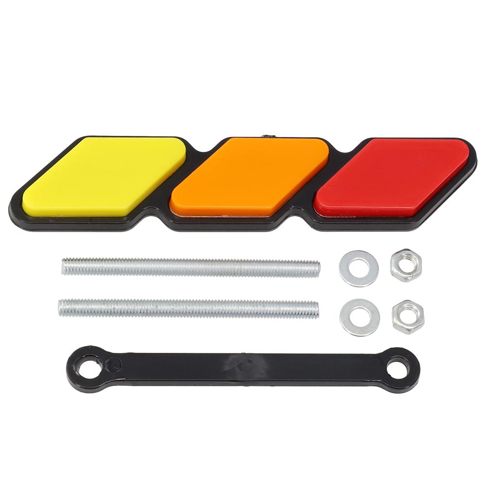 

3 цвета эмблема на решетку радиатора для Toyota 4Runner Rav4 Highlande декоративная полоса решетка воздухозаборника автомобильные аксессуары