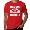 This Girl Loves Her Sexy Trucker Shirt T-Shirt graphics animal prinfor boys aesthetic clothes sweat shirts, men
