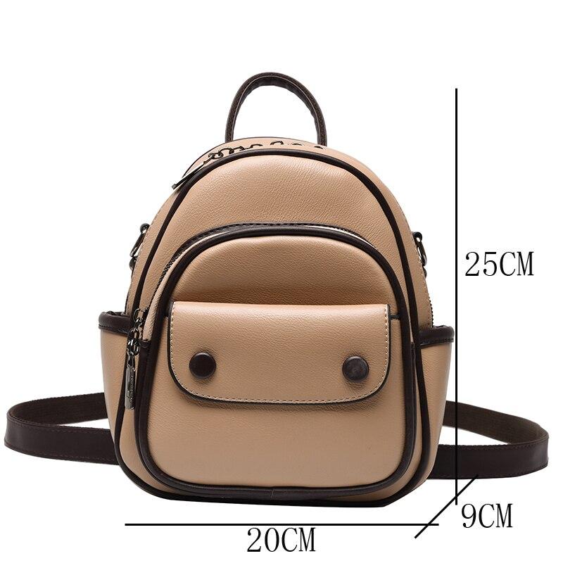 ladies small leather backpack