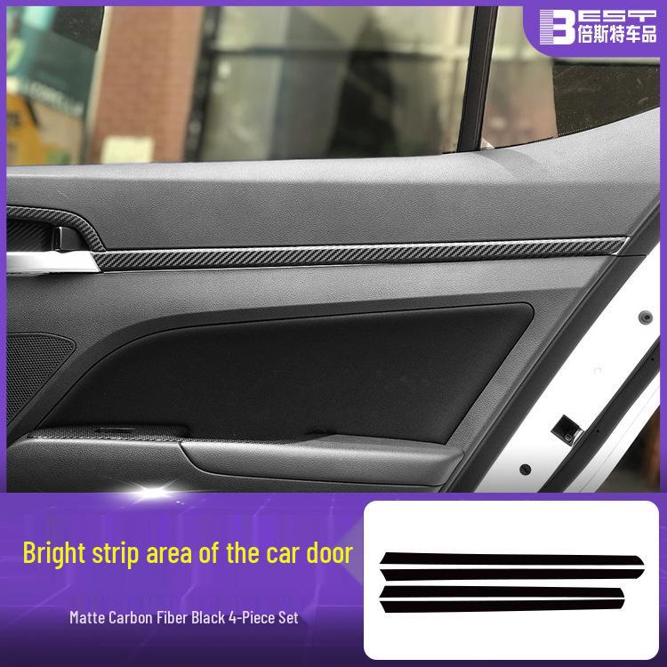 Hyundai Elantra 16-20 Carbon Fiber Gear Shift Protective Film