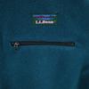 L.L.BEAN 80s Vintage Made In USA Half Zip Fleece Jacket M Blue Outdoors Men's Used