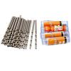 30pcs Small HSS Drill Bits Straight-Shank for Plastic Wood Drilling 0.6-2.0mm