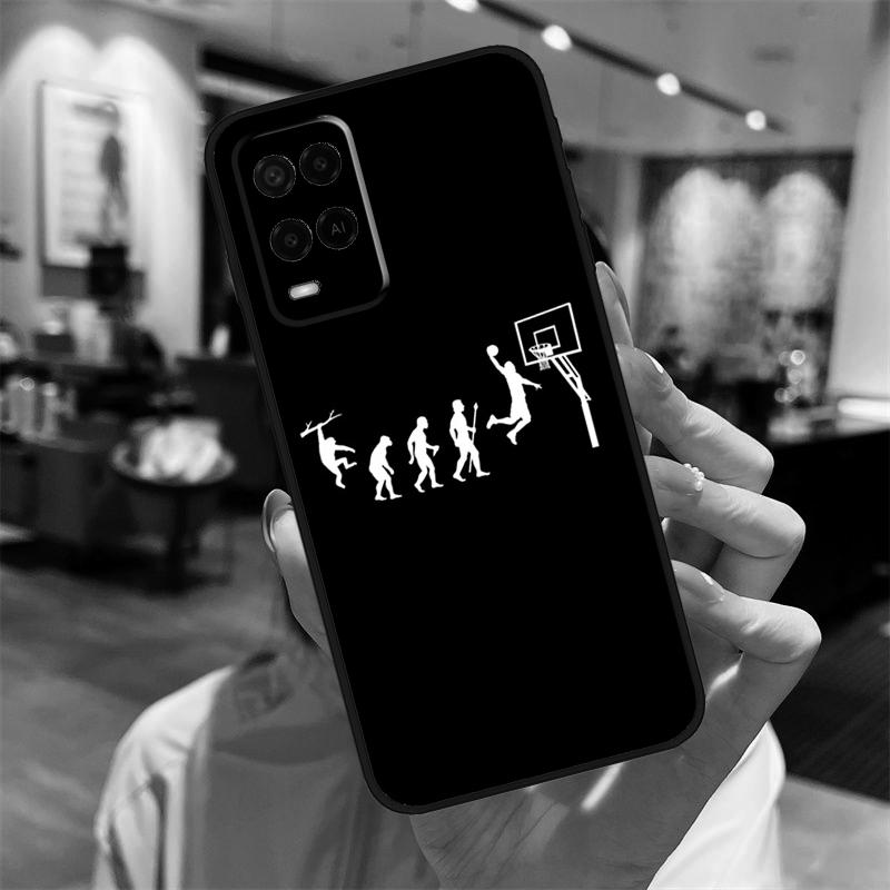 Basketball Ball Case For Oppo A94 A74 A54 A18 A38 A58 A78 A98 A40 A60 A80 A16 A76 A96 A15 A17 A77 A57S Cover