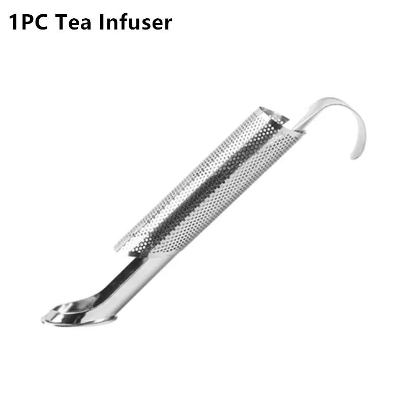 Tea Diffuser Tea Stick Strainer Hook Handle Tea Infuser Tea Infuser Pipe Hook Handle Fine Diffuser Pipe Holes Coffee