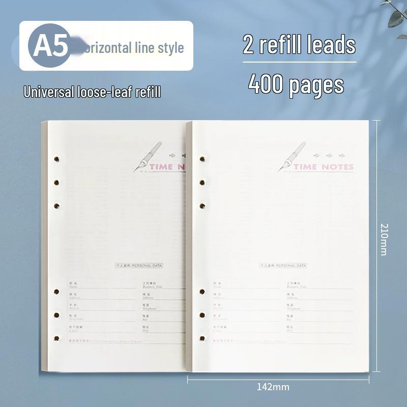 İş ve Öğrenciler İçin Çıkarılabilir Sert Kapaklı Gevşek Yapraklı Defter