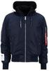 Winter Jacket Alpha Industries MA-1 Zip Jacket (118101) Dark Blue