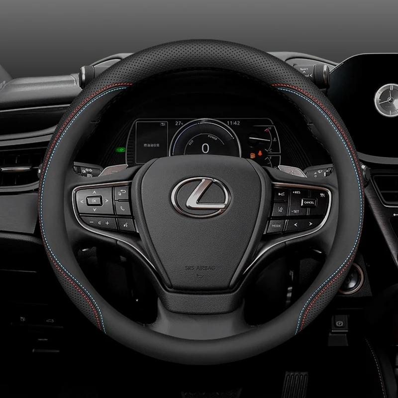 Leder Auto Lenkradabdeckung für Lexus NX350 RX NX RX450h LX600 LBX ES NX250 ES350 RX350 RX350h 2021 2022 2023 2024 2025