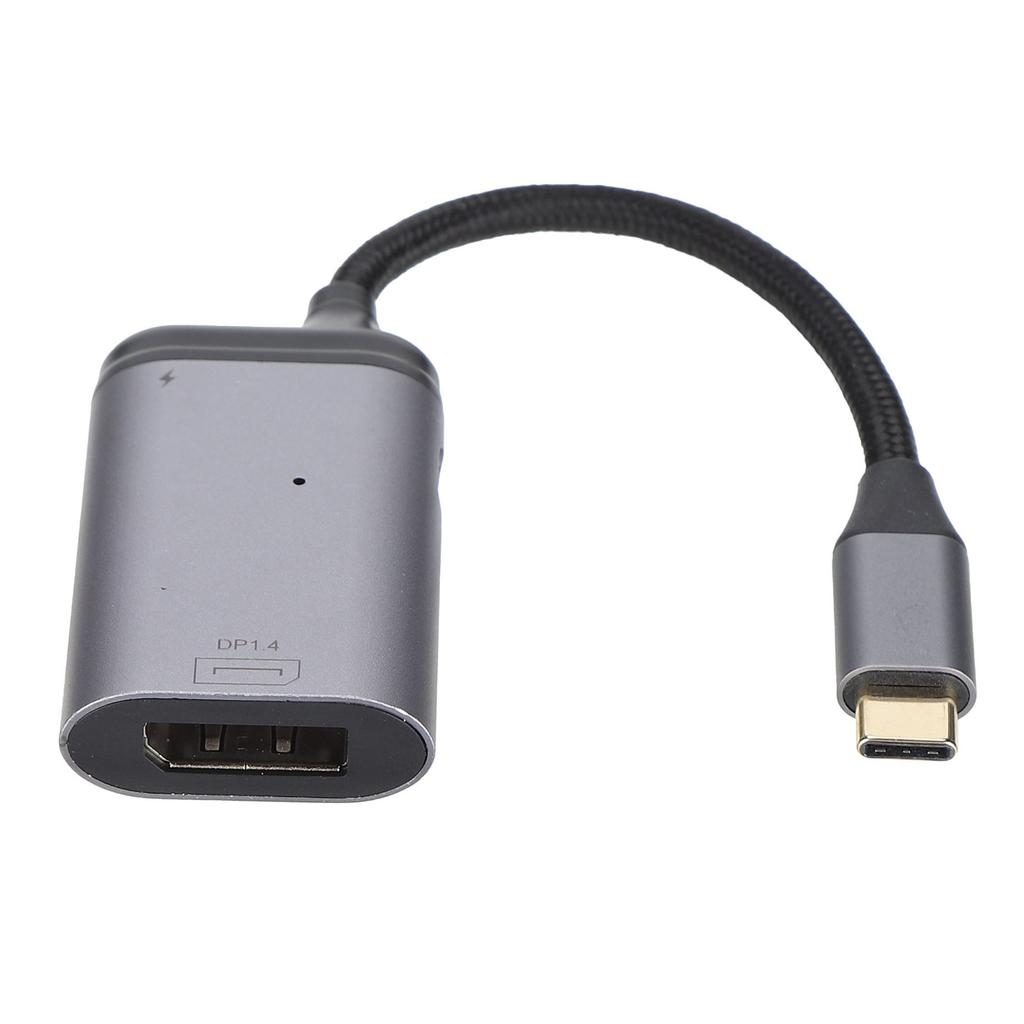 TypeC to DP Adapter TypeC Male to Large DP PD USB ShortLine 3 in 1 Cable Adapter Converter