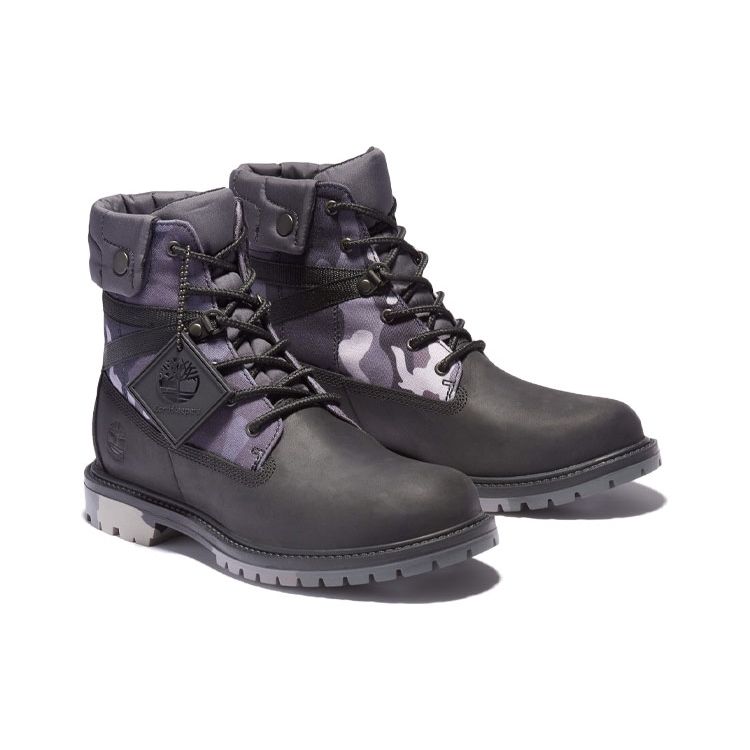 Timberland Stivale Impermeabile Heritage EK+ 6 Pollici Camouflage Grigio Uomo A2J3M