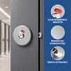 Keyless Latch Lock Silver Indicating Door Lock Durable Privacy Door Lock  Restroom