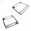 For VW Touareg 2011 2012 2013 2014 2015 2016 2017 2018 Carbon Fiber Interior Center Console Navigation Panel Frame Cover Trim