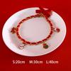 2023 Pet Christmas Velvet Collar With Metal Oil Drops Pendant Elderly Tree Gloves Socks Bow Tie Cat Dog Necklace