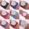 Elegant Floral Quartz Bracelet Watch Fashionable Women's Jewelry Timepiece