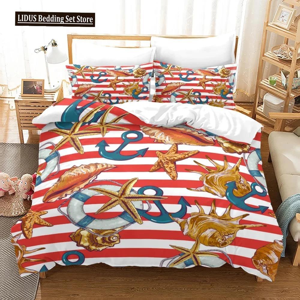 

Комплект постельного белья в морском стиле с декором из морского якоря, пододеяльник с изображением моряка, пирата, капитана, покрывало для детей, покрывало для мальчиков, темно-синее 70x133cm 2pcs