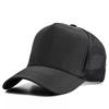 Schnelltrocknende Mesh-Sonnenkappe Tiefe und Große Baseballkappe Damen und Herren Sommer Übergröße Trucker-Kappen 56-60cm 61-65cm