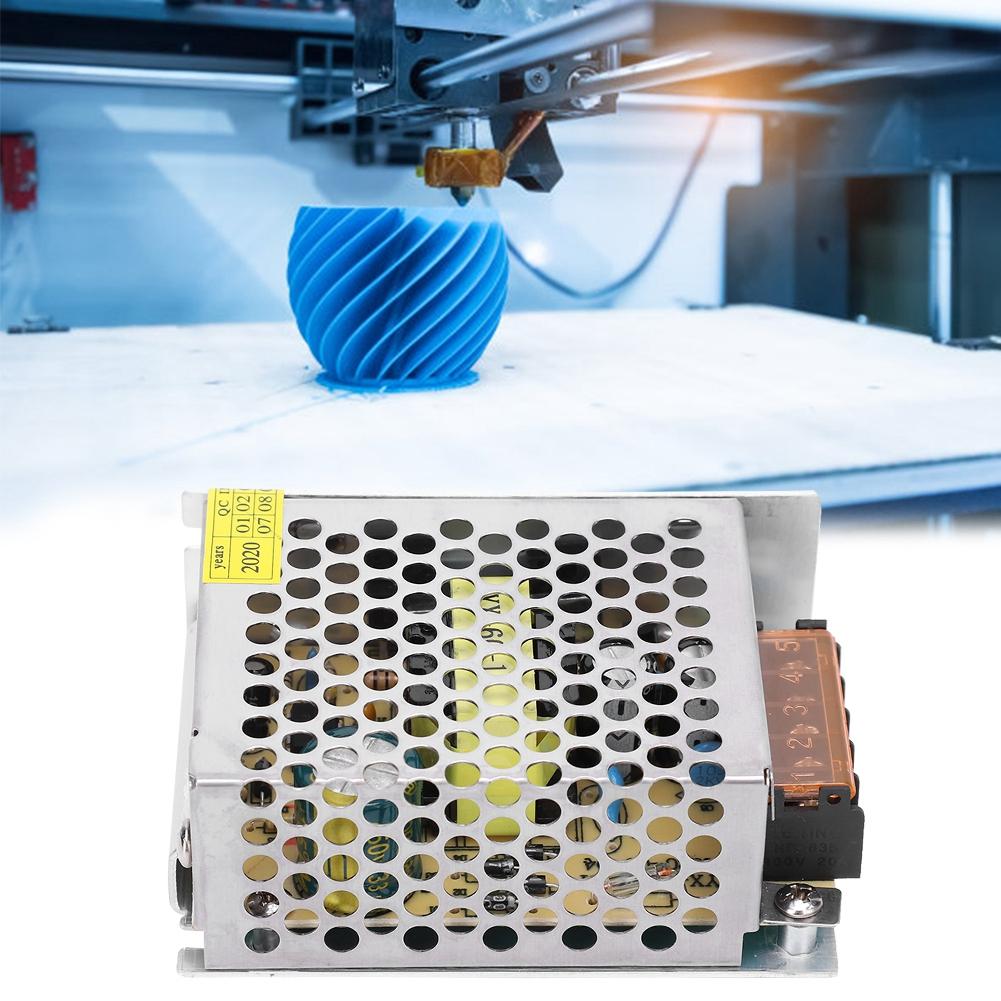 Power Supply Driver Adapter 12V Aluminum Alloy LED Screen Light Bar 3D Printer(S-36-12;12v 3a 36W:AC100-240V )