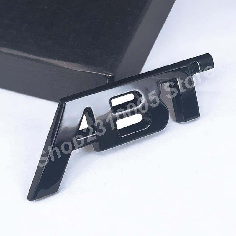 Letters Emblem for ABT 4MOTION Car Front Grille Mesh Badge Trunk Fender Side Logo Sticker