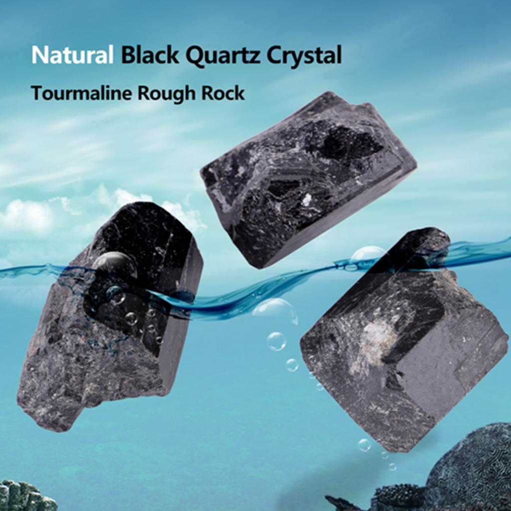 Black Tourmaline, 1 Piece Hling  S,   Stones for Tumbling, Fountain Stones, Decoration, Polishing, Wicca Reiki for Necklace, Bracelet,