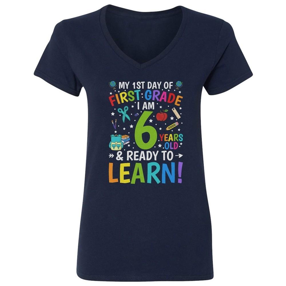 Bruh I’m In 4th Grade - Pixel Game Dab School Fun Ladies' V-Neck Tshirt Unisex T-Shirt