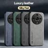 KEYSION Luxury Retro Leather Case for HONOR X9b 5G X9A 5G X50 Soft Silicone Shockproof Phone Back Cover for Huawei Magic 6 5 Lite 5G