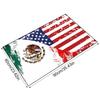 Flag Mexico Indoor Doormat Entrance Door Mat Slip Rubber Door Front Pad Crystal Velvet American And Mexican Mixed Floor Mat