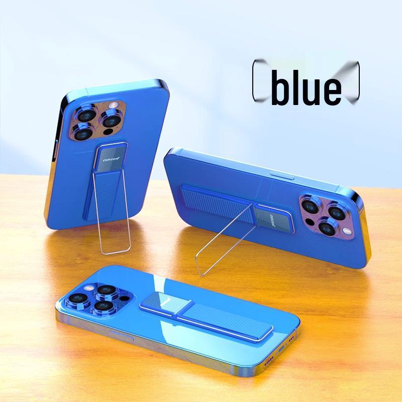 

Multifunctional Non-slip Phone & Tablet Holder with Hand Strap and Foldable Stand синій