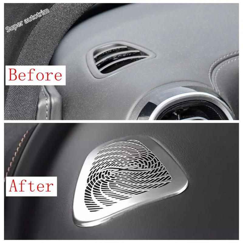 Dashboard Air AC Vent / Door Speaker / Glove Box Cover Trim For Mercedes Benz GLC Class X254 GLC260 GLC300 2024 Accessories