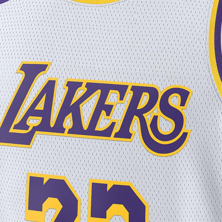 Nike NBA Los Angeles Lakers LeBron James Association Edition Swingman Dri-FIT Jersey White Men Streetwear DN2081-103